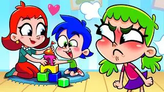 Thumbnail: No More Jealousy! | Lily & Boo Sibling Songs Compilation for Kids