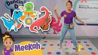 Thumbnail: Meekah's Counting Dino Jam at the Children's Creativity Museum! | Educational Videos for Toddlers