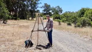 Thumbnail: PAINTING GREENS plein air OIL PAINTING Northern California