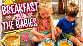 Thumbnail: Breakfast with the babies 