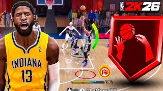 Thumbnail: This PAUL GEORGE BUILD is VERSATILE BUCKET in RANDOM REC on NBA 2K26! BEST 6’8 BUILD
