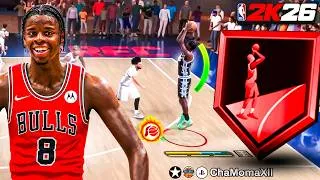 Thumbnail: This 6'10 CALEB WILSON BUILD is a UNREAL MACHINE in NBA 2K26!