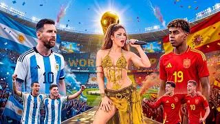 Thumbnail: Argentina 🇦🇷 vs Spain 🇪🇸 ⚽ Best World Cup Songs 2026 | Football Party Mix 🔥