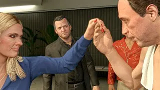 Thumbnail: GTA Online - Michael and Amanda Returns Cutscene | A Safehouse in the Hills DLC Mission