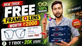Thumbnail: Lenskart Run For Frame Trick🔥| Lenskart 2000 Free Frame | Lenskart Free Frame | Lenskart Frame Offer