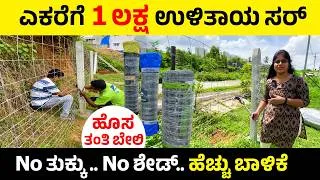 Thumbnail: ಎಕರೆಗೆ 1 ಲಕ್ಷ ಉಳಿತಾಯ ಆಗತ್ತೆ ಸರ್ ಯಾಕೆ ವೇಸ್ಟ್ ಮಾಡ್ತೀರ Fencing for farming land latest fence Tanti beli