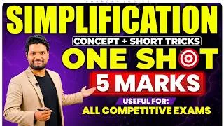 Thumbnail: Simplification One Shot  | 5 Marks Guaranteed  | Best Shortcut Tricks for All Competitive Exams