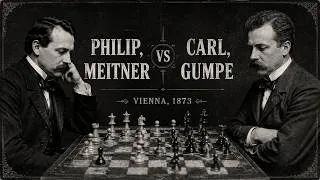 Thumbnail: Philip Meitner vs Carl Gumpe | Classic Chess Game ♟️ | Vintage Chess Match