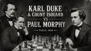 Thumbnail: Paul Morphy vs Karl Duke & Count Isouard | The Immortal Game ♟️ | Paris 1858