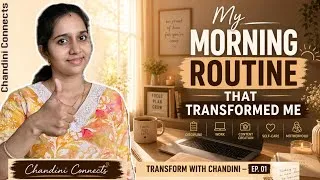 Thumbnail: 🛑Stop Wasting Your Mornings 🌅 Try This Life-Changing Routine✅ | Transform With Chandini Ep1