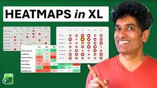 Thumbnail: Excel Heatmaps - 3 Ways to Make Them [Must have for Dashboards]