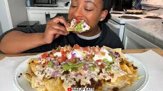 Thumbnail: CHEESY LOADED NACHOS MUKBANG ASMR EATING SHOW 먹방 EATING SOUNDS