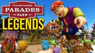 Thumbnail: BATTLE OF THE LEGENDS!: Parade DLC Contest - Legends (Planet Coaster 2)