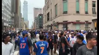 Thumbnail: Fans Flood the NYC Hours Before Knicks Championship Parade 