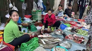 Thumbnail: The Best Local Morning Market in Cambodia 🇰🇭 | Hidden Gems Street Food & People Lifestyle 