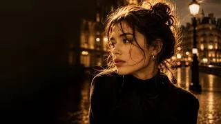 Thumbnail: French First Love Chanson 🌧️ Vintage French Love Songs | Rainy Paris Café Music & Emotional Vocals