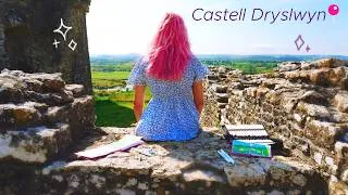 Thumbnail: Painting in a HEATWAVE!?! *Exploring and Creating at Real Castle Ruins*