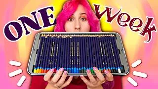 Thumbnail: Hardest Art Supply EVER!! How Much Art Can I Really Make Using Inktense Pencils?