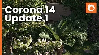 Thumbnail: Corona 14 Update 1: Cloud Licensing, Hi-Res Moon, IES Lights & 2026 Roadmap