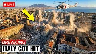 Thumbnail: Italy Hit by Catastrophic 4.7 Earthquake! Buildings Damaged, Rockslide Crushes Cars in Naples