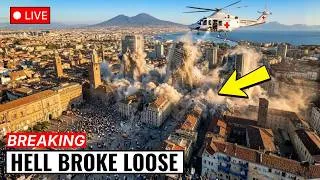 Thumbnail: Italy DESTROYED by Massive 4.7 Earthquake! Buildings Damaged, Rockslide Crushes Cars in Naples