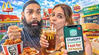 Thumbnail: Letting ChatGPT Decide My Food For 24 Hours 😱