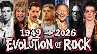 Thumbnail: EVOLUTION OF ROCK MUSIC (1949 - 2026)