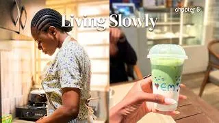 Thumbnail: silent vlog | days in my life, matcha with my sister, homemade food & slow living