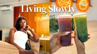 Thumbnail: Silent vlog | learning to enjoy life again | boba tea | slow living in Nigeria