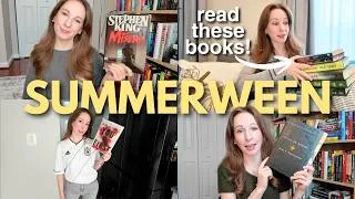 Thumbnail: 🎃 SUMMERWEEN is here! (reading vlog & book recommendations)