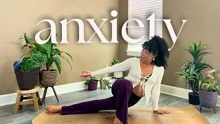 Thumbnail: 15 min anxiety relief yoga | somatic flow to quiet anxious thoughts