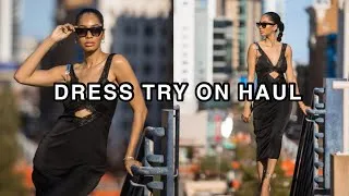 Thumbnail: DRESS TRY ON HAUL | HOW TO STYLE CASUAL & DRESSY + TRANSITIONAL FALL OUTFIT IDEAS