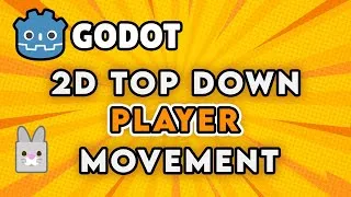 Thumbnail: Godot Top Down 2D Movement Tutorial - Godot 4.1 Tutorial for Beginners