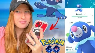 Thumbnail: Popplio spotlight hour! WAS I LUCKY?? #pokemongo 💙