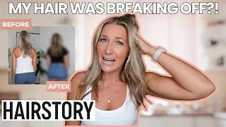 Thumbnail: My Hair Has Never Been This Long or Healthy | HONEST Hairstory New Wash Review #hairgrowthjourney
