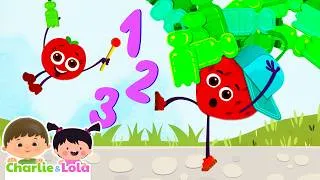 Thumbnail: Fruity Friends Sing Ten Green Bottles! | Counting Song @Charlie-Lola