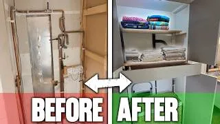 Thumbnail: My Luxury Laundry Cupboard Makeover on a Tiny Budget