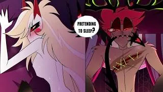Thumbnail: Alastor Caught Charlie Faking Sleep...And Did THIS 😳 | Hazbin Hotel Comic Dub
