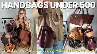 Thumbnail: Brown handbags under 500 Affordable Luxury! Polene Cyme, Beracamy, Sezane Gabin,  Suede tote bags