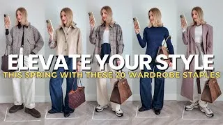 Thumbnail: 20 STYLISH CAPSULE WARDROBE STAPLES to elevate your transitional outfits from Winter to Spring 2025!