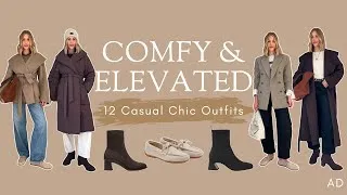 Thumbnail: FALL LOOKBOOK | 12 Comfy yet Elevated Fall Outfits: How to Dress Casual Chic for the Season! AD
