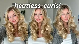 Thumbnail: the BEST Heatless Sock Curls Tutorial ✨