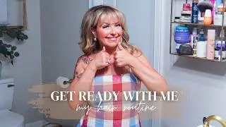 Thumbnail: GET READY WITH ME // MY CURRENT HAIR ROUTINE FROM START TO FINISH // CHARLOTTE GROVE FARMHOUSE
