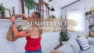Thumbnail: SUNDAY RESET // WEEKLY CLEANING MOTIVATION // CHARLOTTE GROVE FARMHOUSE