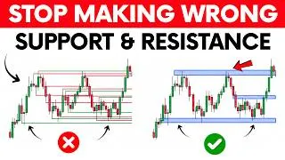 Thumbnail: Stop Marking Support & Resistance Wrong | Price Action Explained