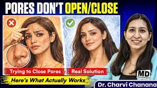 Thumbnail: Open Pores permanent solution? 3 steps to tighten pores? Dr Charvi Chanana Dermatologist Delhi & NCR