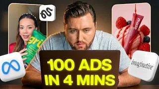 Thumbnail: I Cloned 100 Winning Ads with Ai in 4 min