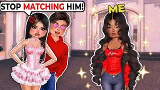 Thumbnail: I Matched Her BOYFRIEND As His EX In Dress to Impress!