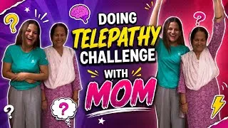 Thumbnail: Telepathy Challenge With My Mom😀🧠Unexpected Results 🤣