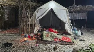 Thumbnail: Nomadic Family Living on a River Island 😱🏝️ | Fishing, Swimming & Wild Zagros Life